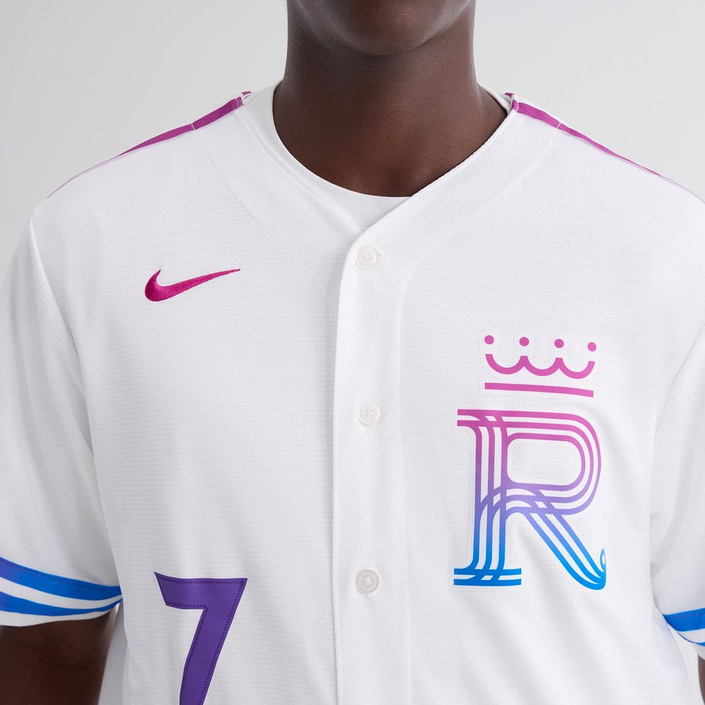 Kansas City Royals Bobby Witt Jr. Nike 2026 City Connect Stadium Jersey - White