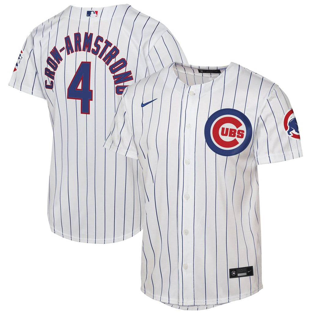 Chicago Cubs Pete Crow - Armstrong Nike Youth Home Stadium Jersey - White