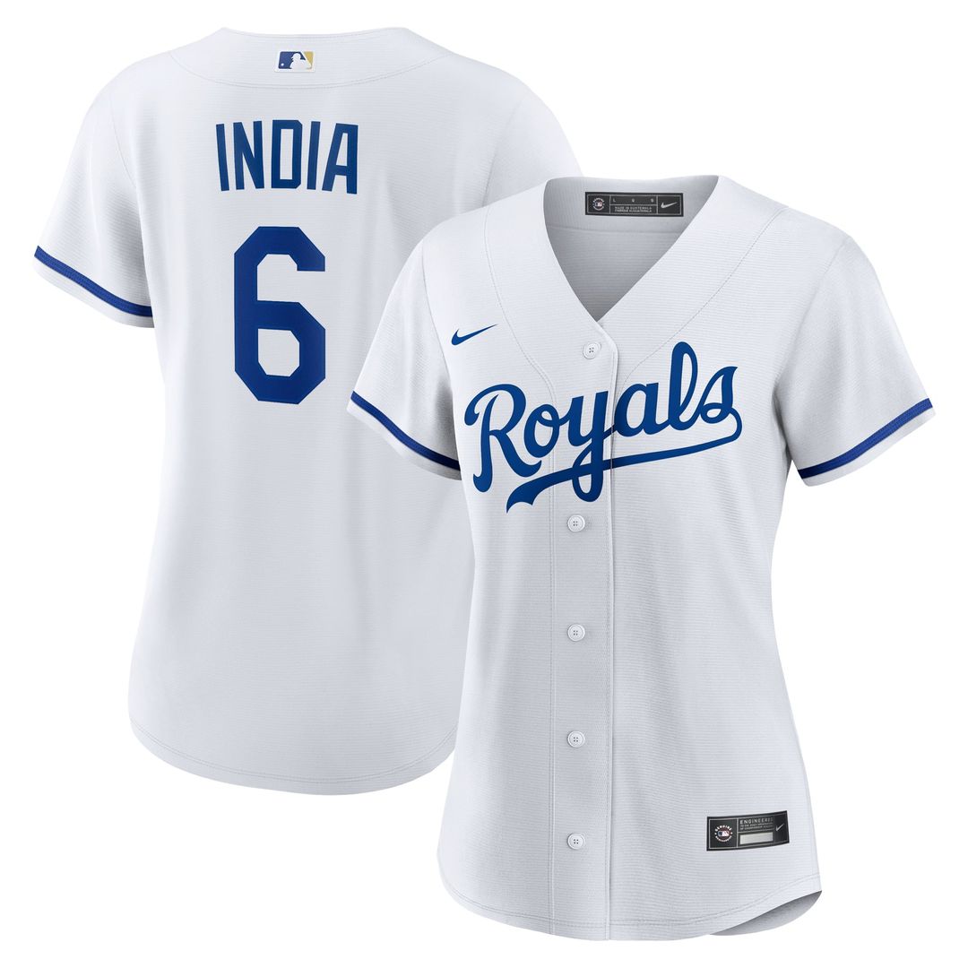 Kansas City Royals Jonathan India Nike Women's Home Replica Jersey - White