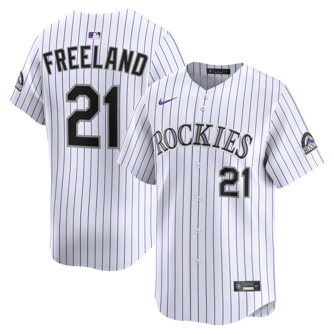 Colorado Rockies Kyle Freeland Nike Home Limited Player Jersey - White