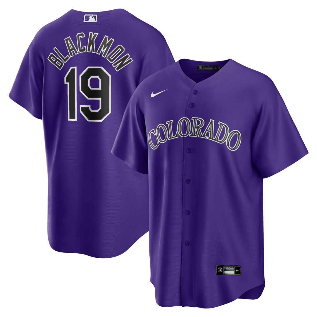 Colorado Rockies Charlie Blackmon Nike Home Replica Player Name Jersey - White