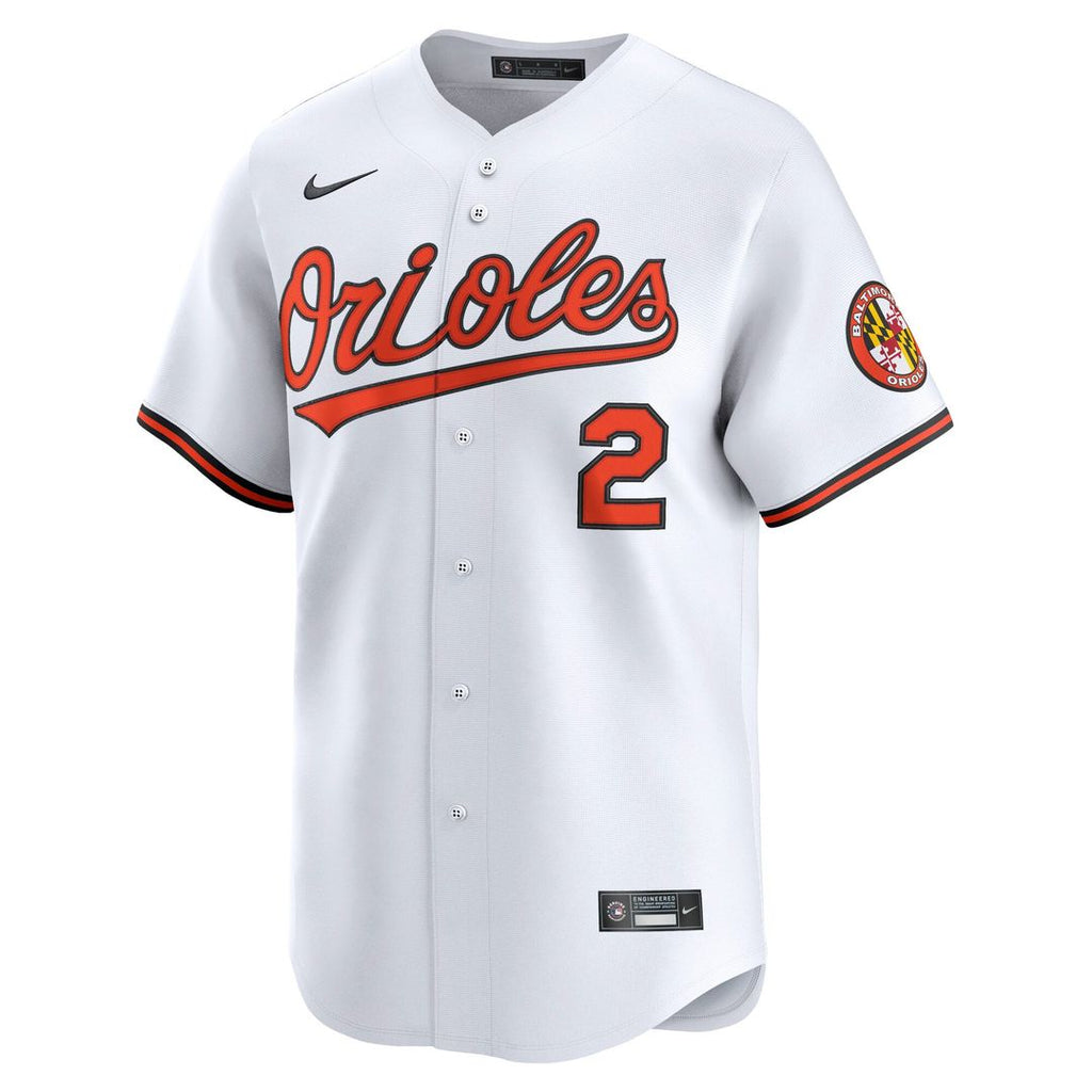 Baltimore Orioles Gunnar Henderson Nike Home Limited Player Jersey - White