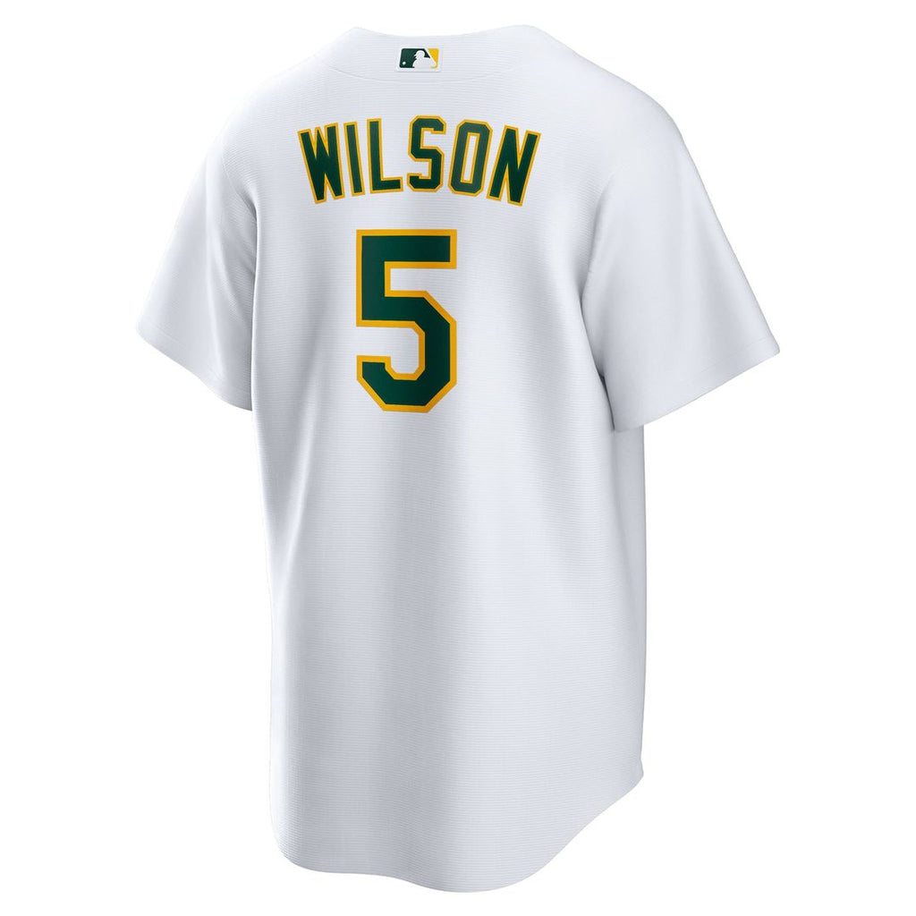 Athletics Jacob Wilson Nike Home Replica Jersey - White