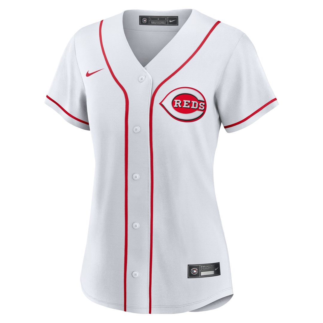 Cincinnati Reds Hunter Greene Nike Women's Home Replica Jersey - White