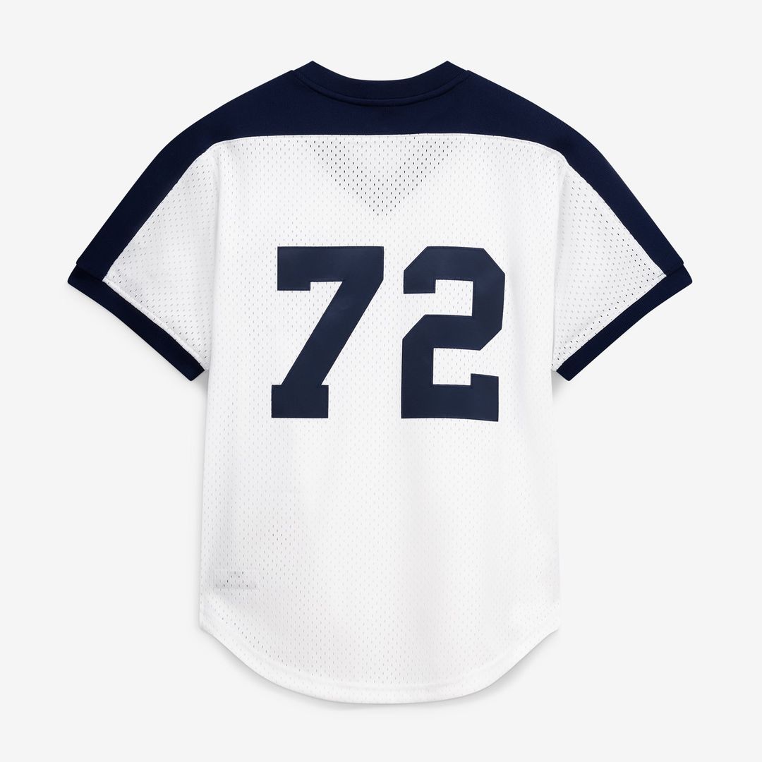 Chicago White Sox Carlton Fisk Mitchell & Ness Authentic Batting Practice Jersey - White