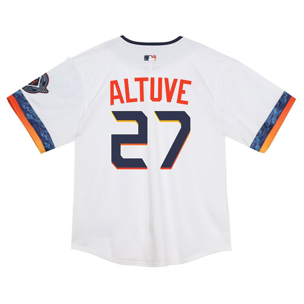 Houston Astros Jose Altuve Nike Toddler City Connect 2025 Limited Jersey - White