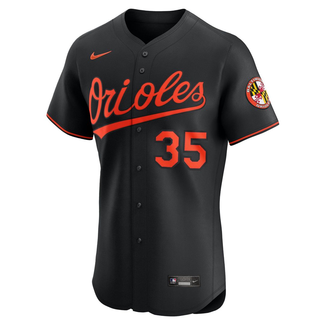 Baltimore Orioles Adley Rutschman Nike Alternate 2 Elite Jersey - Orange