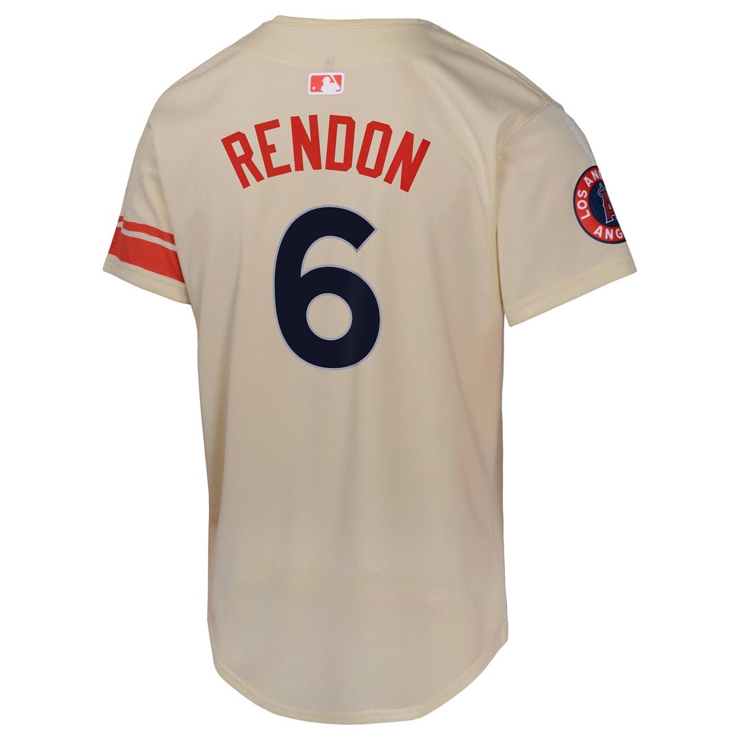 Los Angeles Angels Anthony Rendon Nike Youth City Connect Limited Player Jersey - Cream