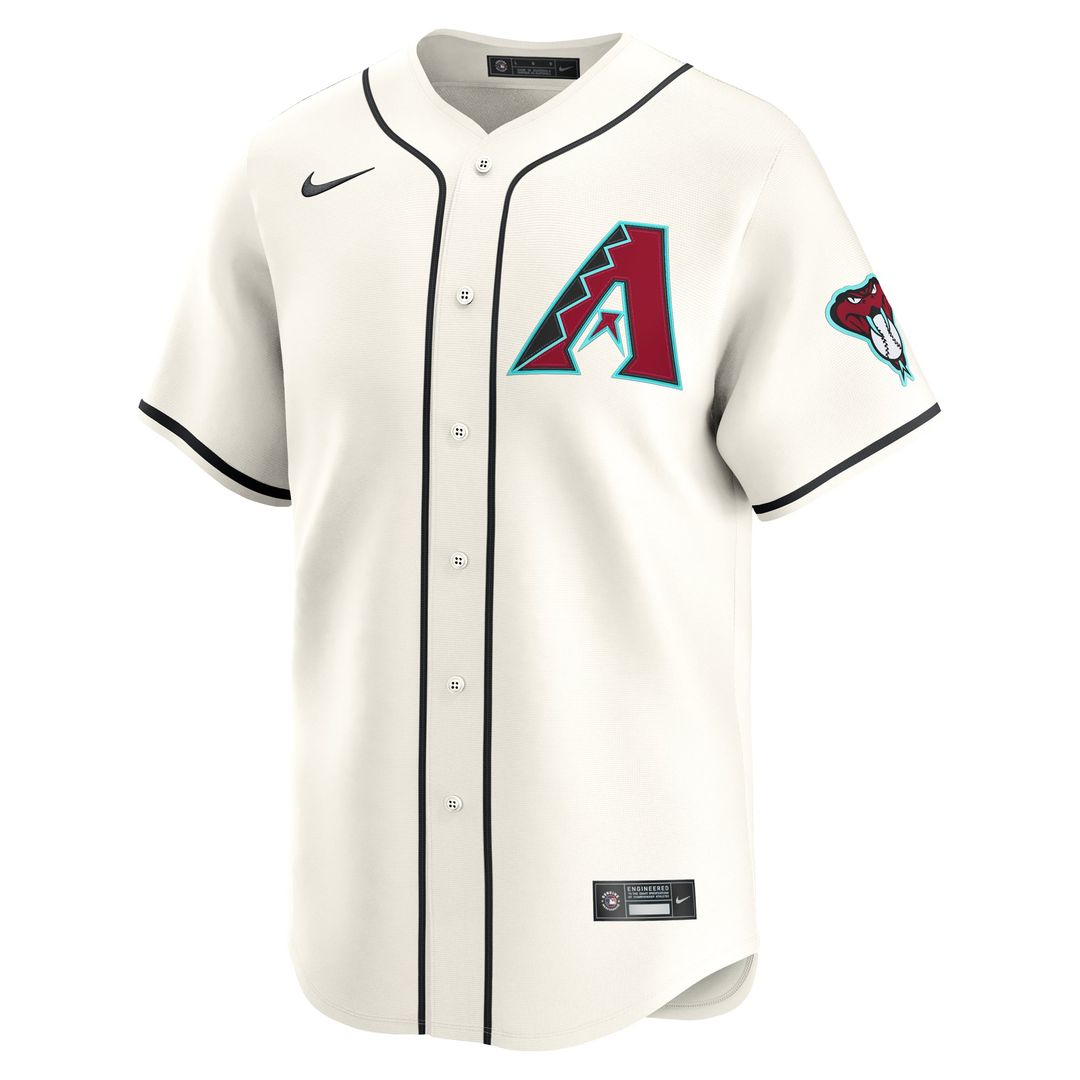 Arizona Diamondbacks Nike Home Limited Custom Jersey - Cream