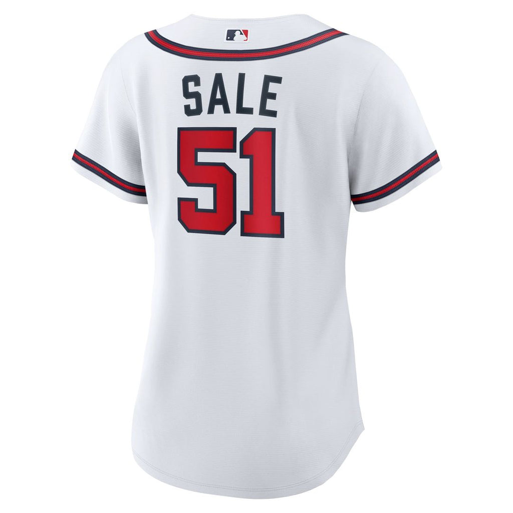 Atlanta Braves Chris Sale Nike Women's Home Replica Jersey - White