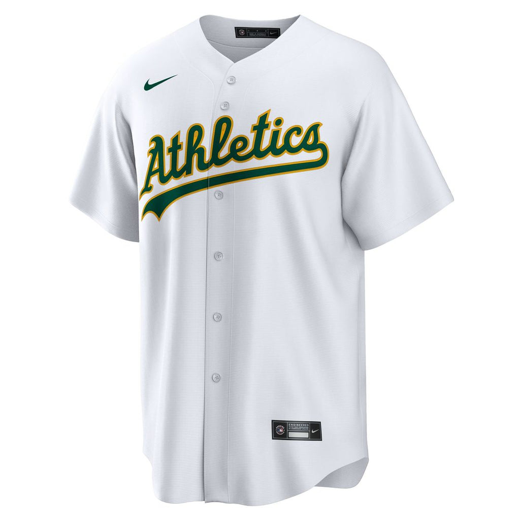 Athletics Denzel Clarke Nike Home Replica Jersey - White