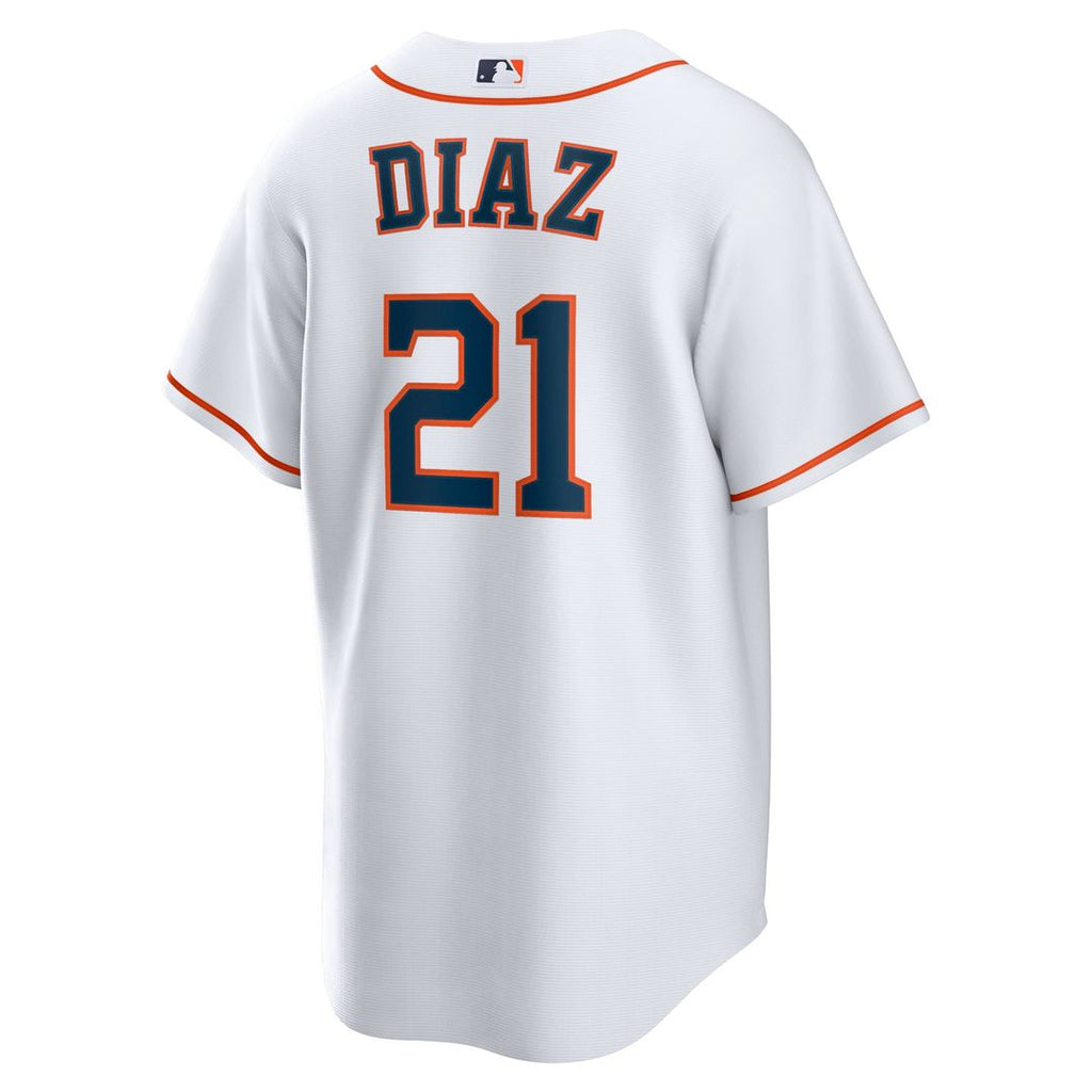 Houston Astros Yainer Diaz Nike Home Replica Jersey - White