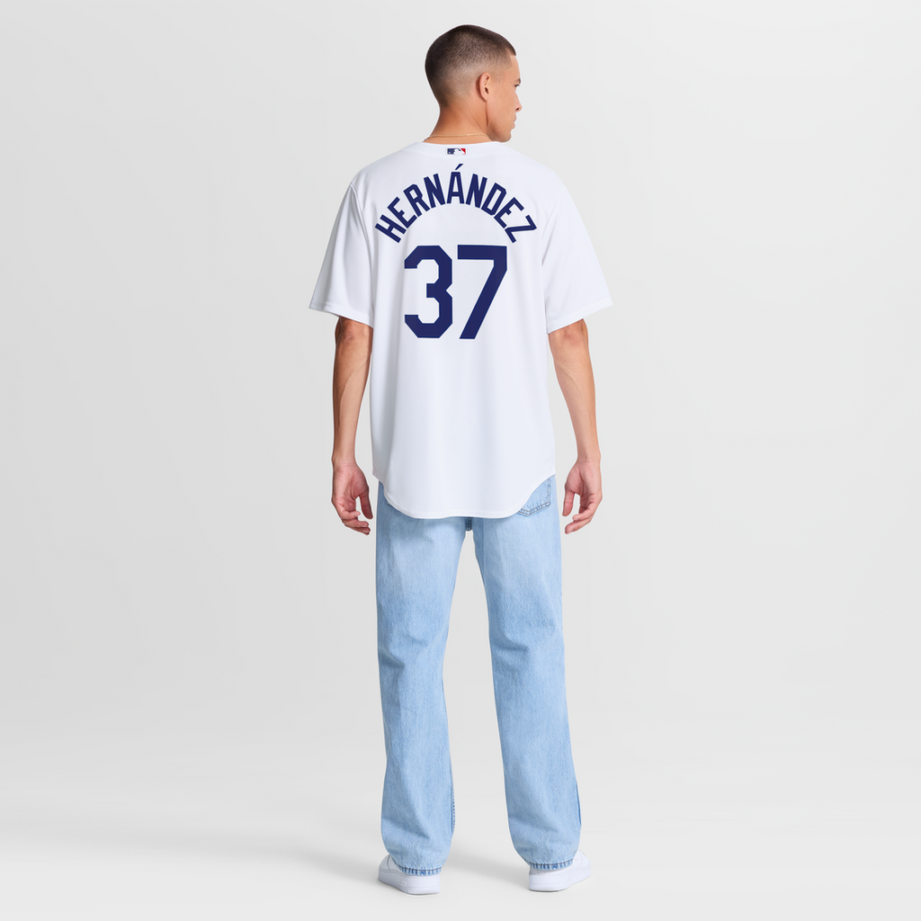 Los Angeles Dodgers Teoscar Hernández Nike Home Replica Jersey - White