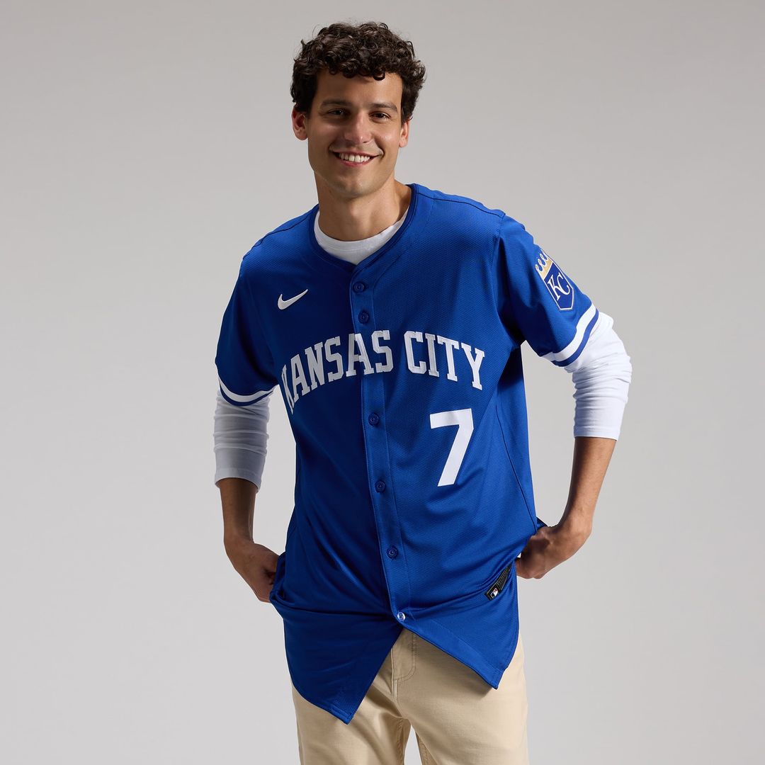 Kansas City Royals Bobby Witt Jr. Nike Alternate 2 Elite Player Jersey - Royal