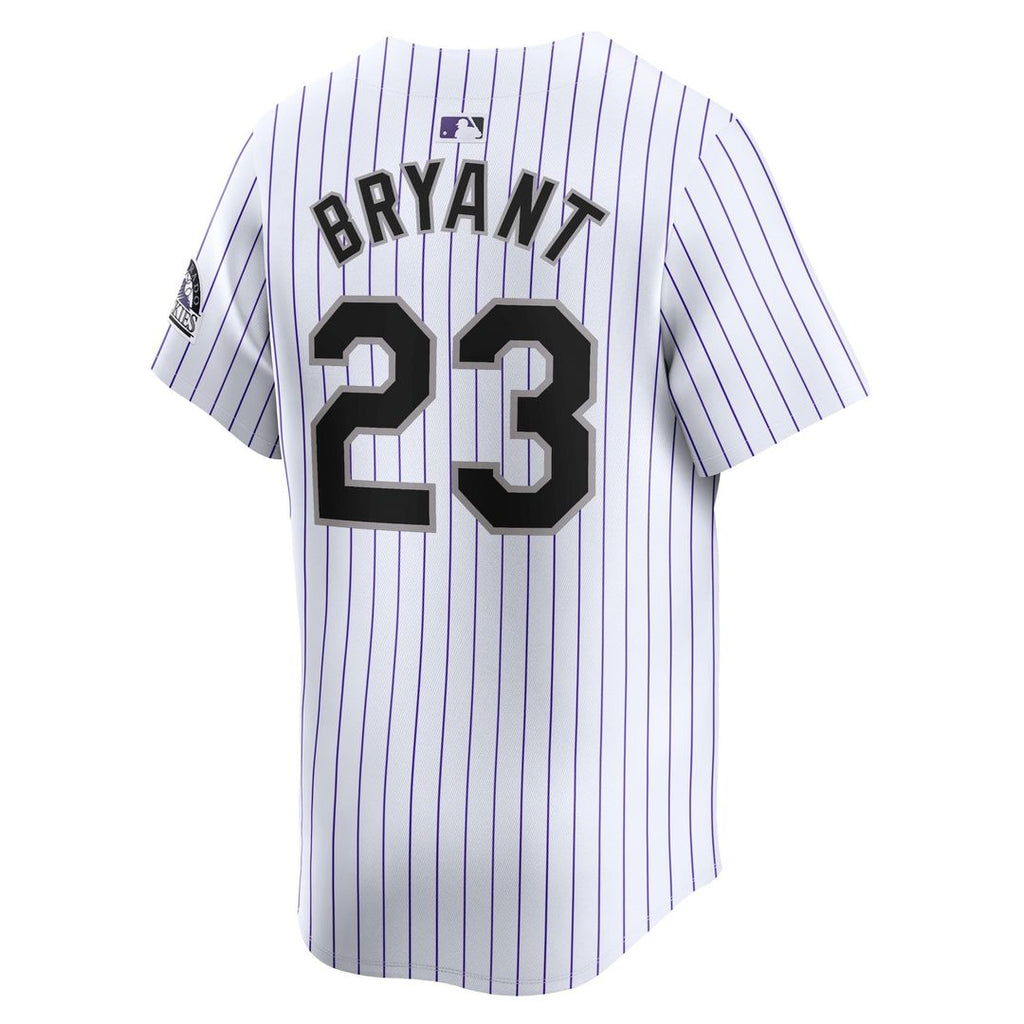 Colorado Rockies Kris Bryant Nike Home Limited Player Jersey - White
