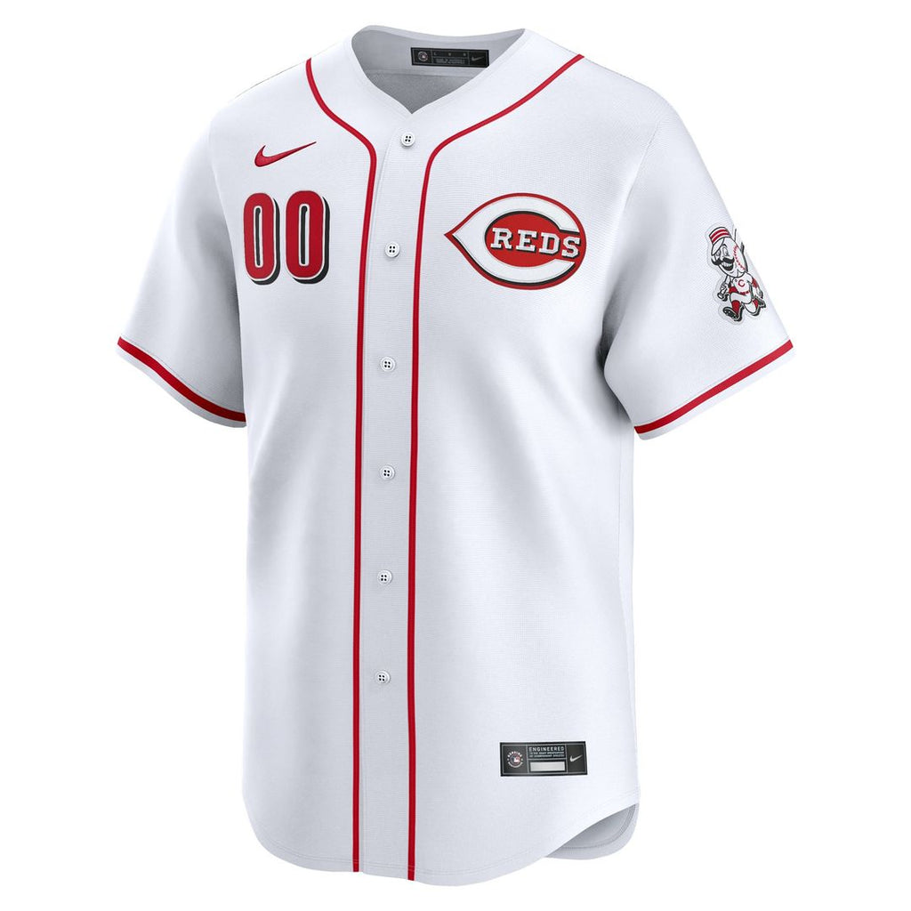 Cincinnati Reds Nike Home Limited Pick - A - Player Retired Roster Jersey - White