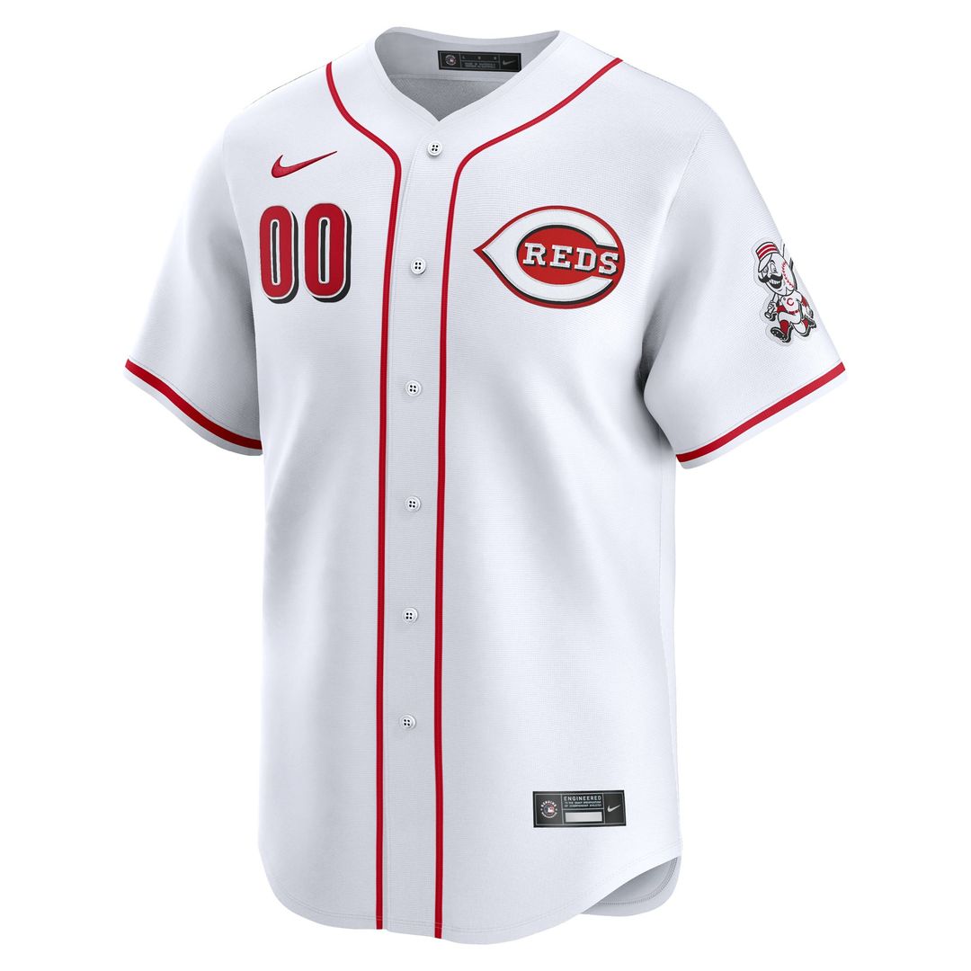 Cincinnati Reds Nike Home Limited Pick - A - Player Retired Roster Jersey - White