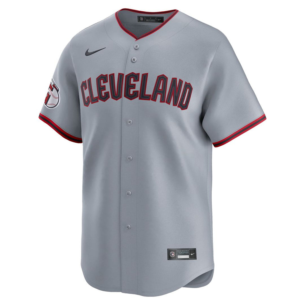 Cleveland Guardians Nike Road Limited Jersey - Gray