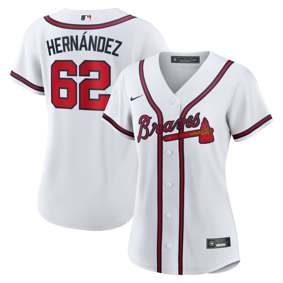 Atlanta Braves Daysbel Hernandez Nike Women's Home Replica Jersey - White