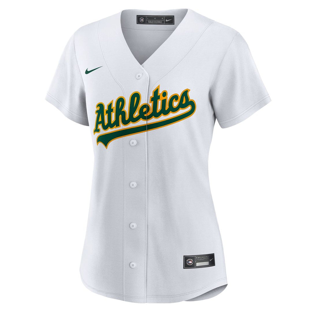 Athletics Denzel Clarke Nike Women's Home Replica Jersey - White
