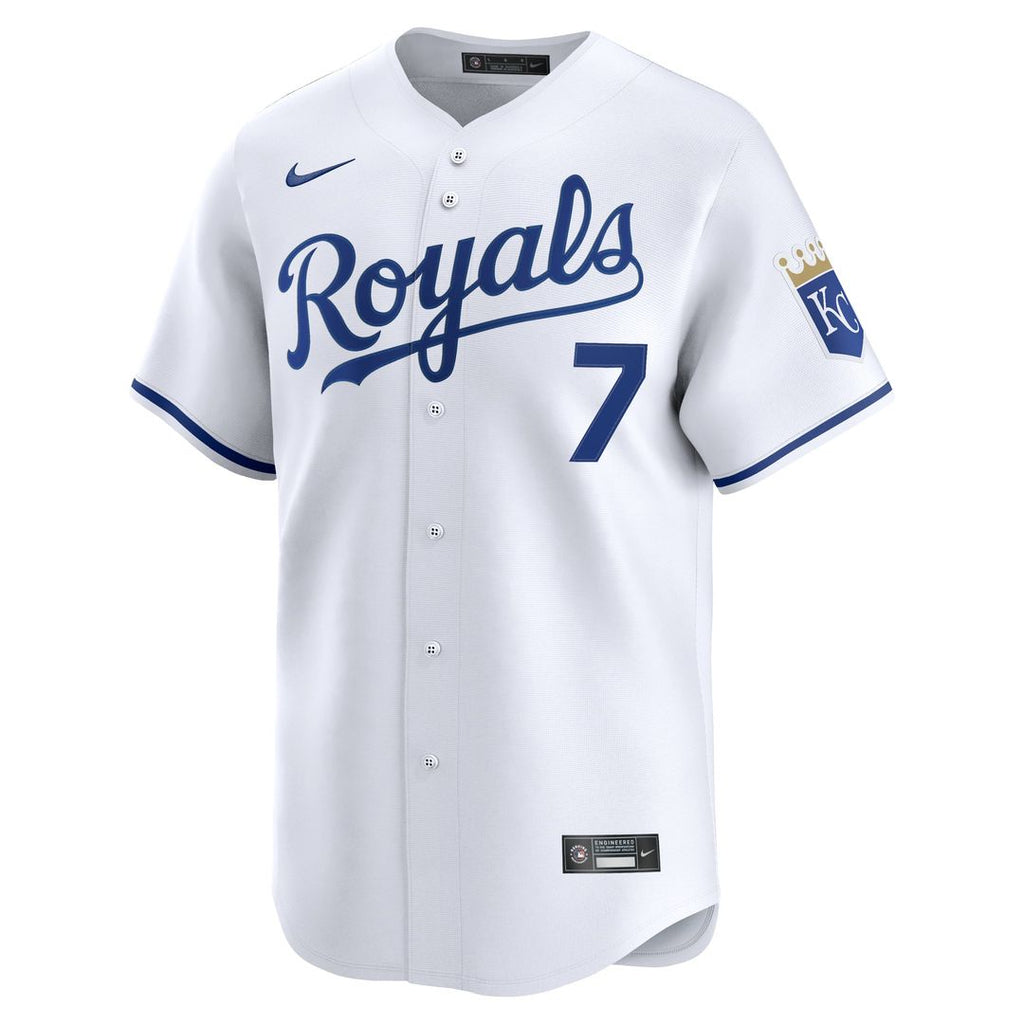 Kansas City Royals Bobby Witt Jr. Nike Home Limited Player Jersey - White