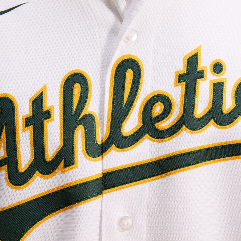 Athletics Nike Home Replica Team Jersey - White