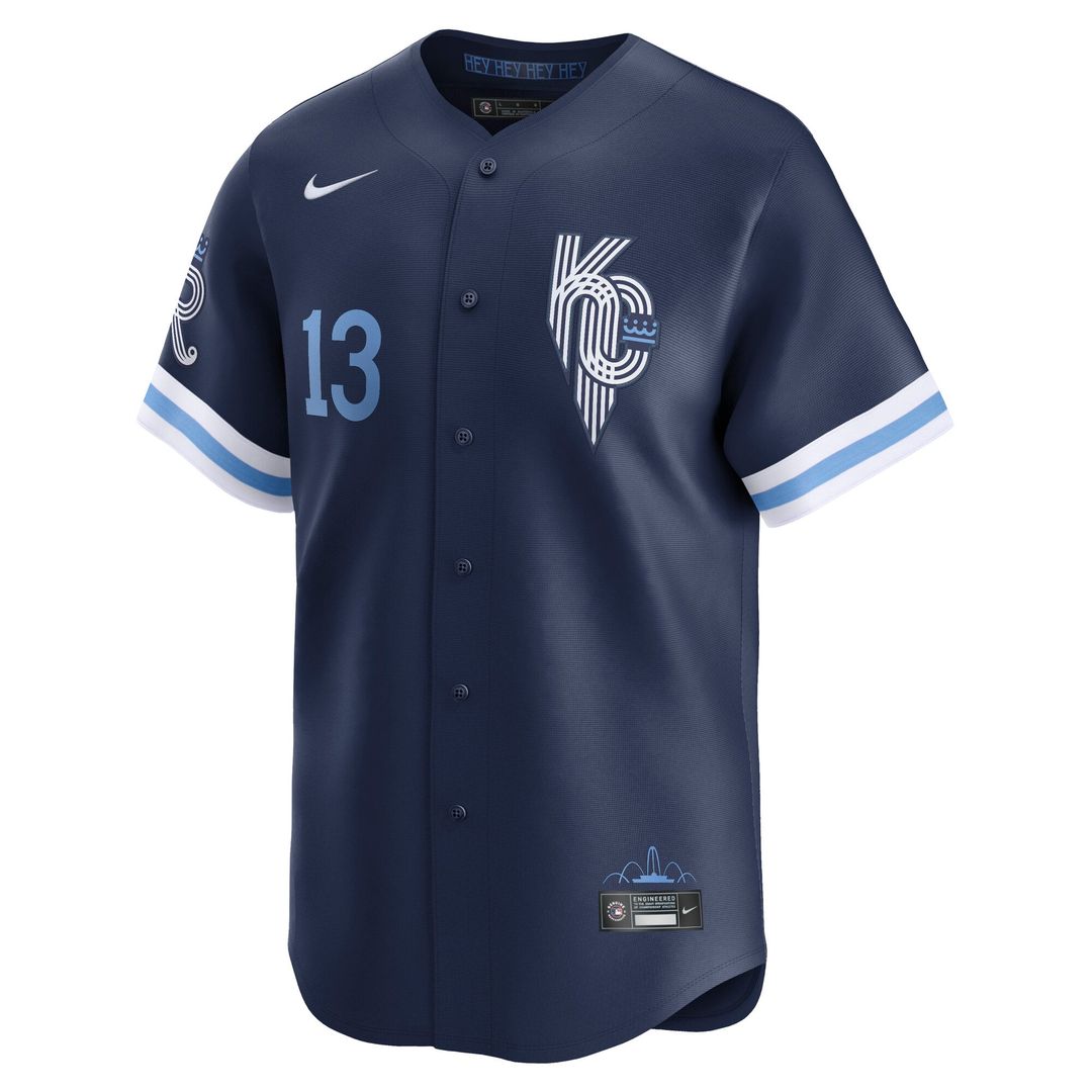 Kansas City Royals Salvador Perez Nike City Connect Limited Jersey - Navy