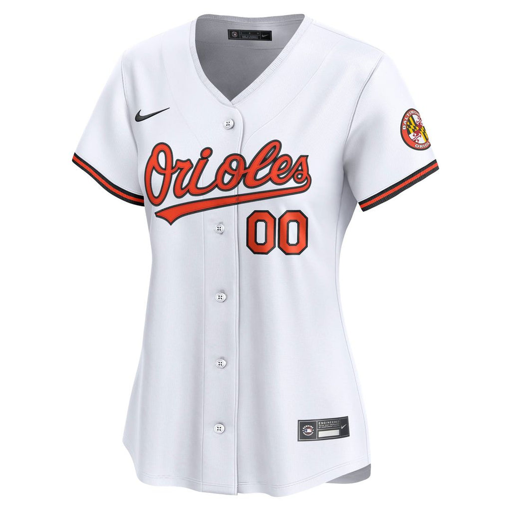 Baltimore Orioles Nike Women's Home Limited Custom Jersey - White