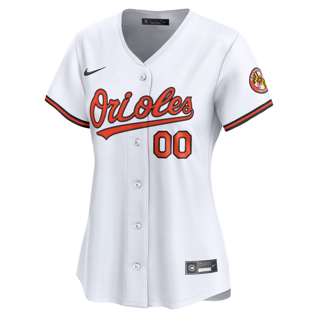 Baltimore Orioles Nike Women's Home Limited Custom Jersey - White