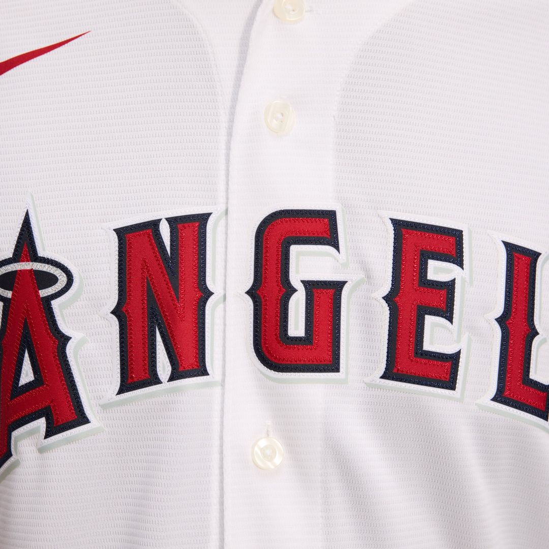 Los Angeles Angels Nike Home Replica Team Jersey - White