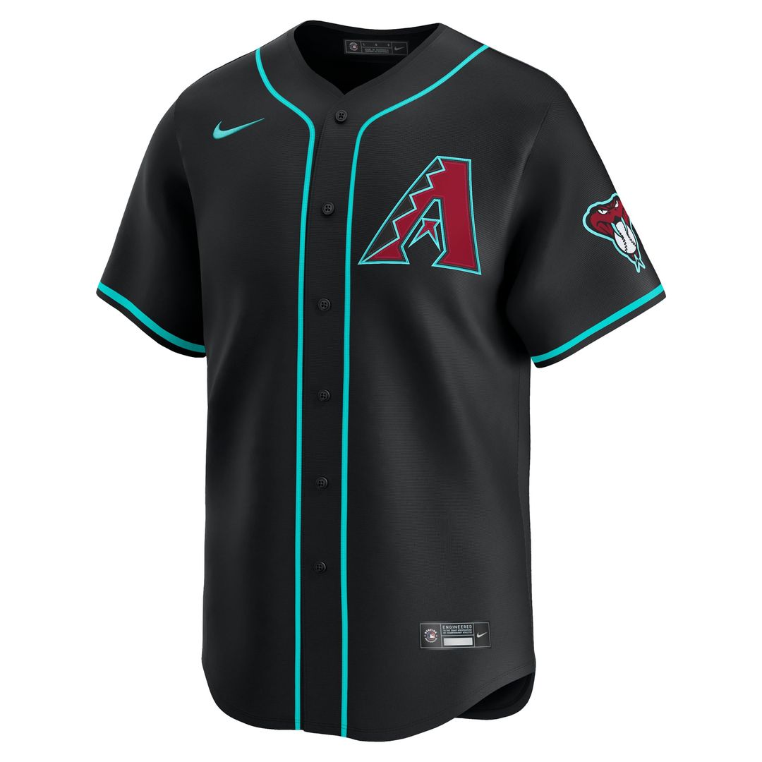 Arizona Diamondbacks Ketel Marte Nike Alternate Limited Jersey - Black