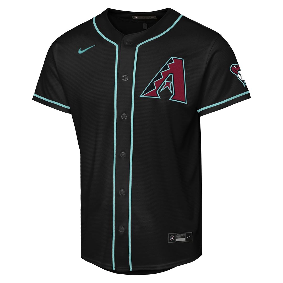 Arizona Diamondbacks Corbin Carroll Nike Youth Alternate Stadium Jersey - Black