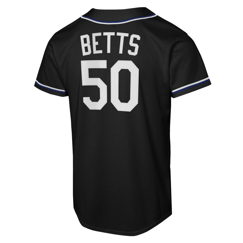 Los Angeles Dodgers Mookie Betts Nike Youth Fashion Replica Player Jersey - Black
