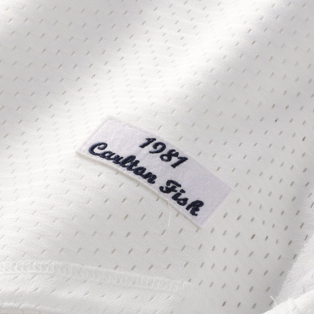 Chicago White Sox Carlton Fisk Mitchell & Ness Authentic Batting Practice Jersey - White