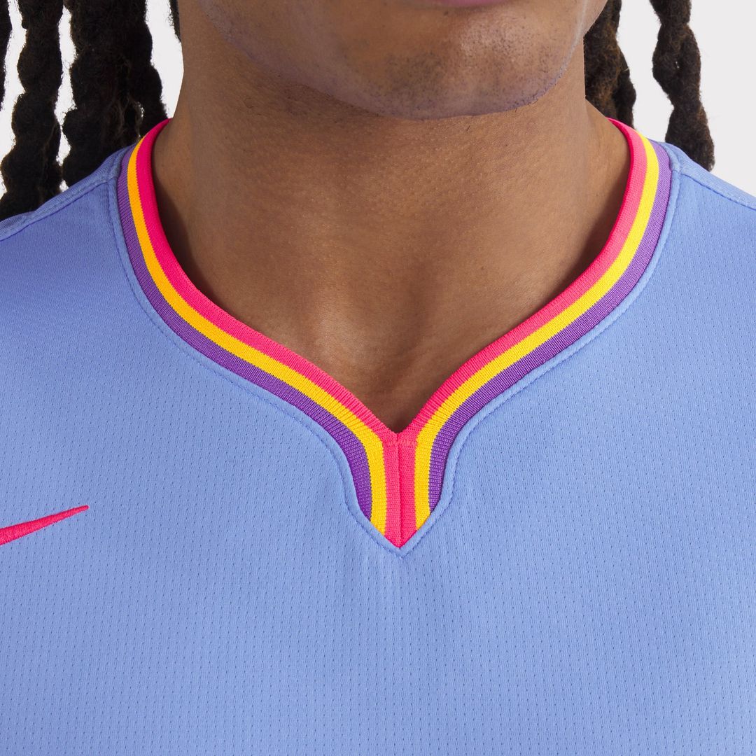 Colorado Rockies Kris Bryant Nike 2025 City Connect Limited Player Jersey - Purple/Light Blue