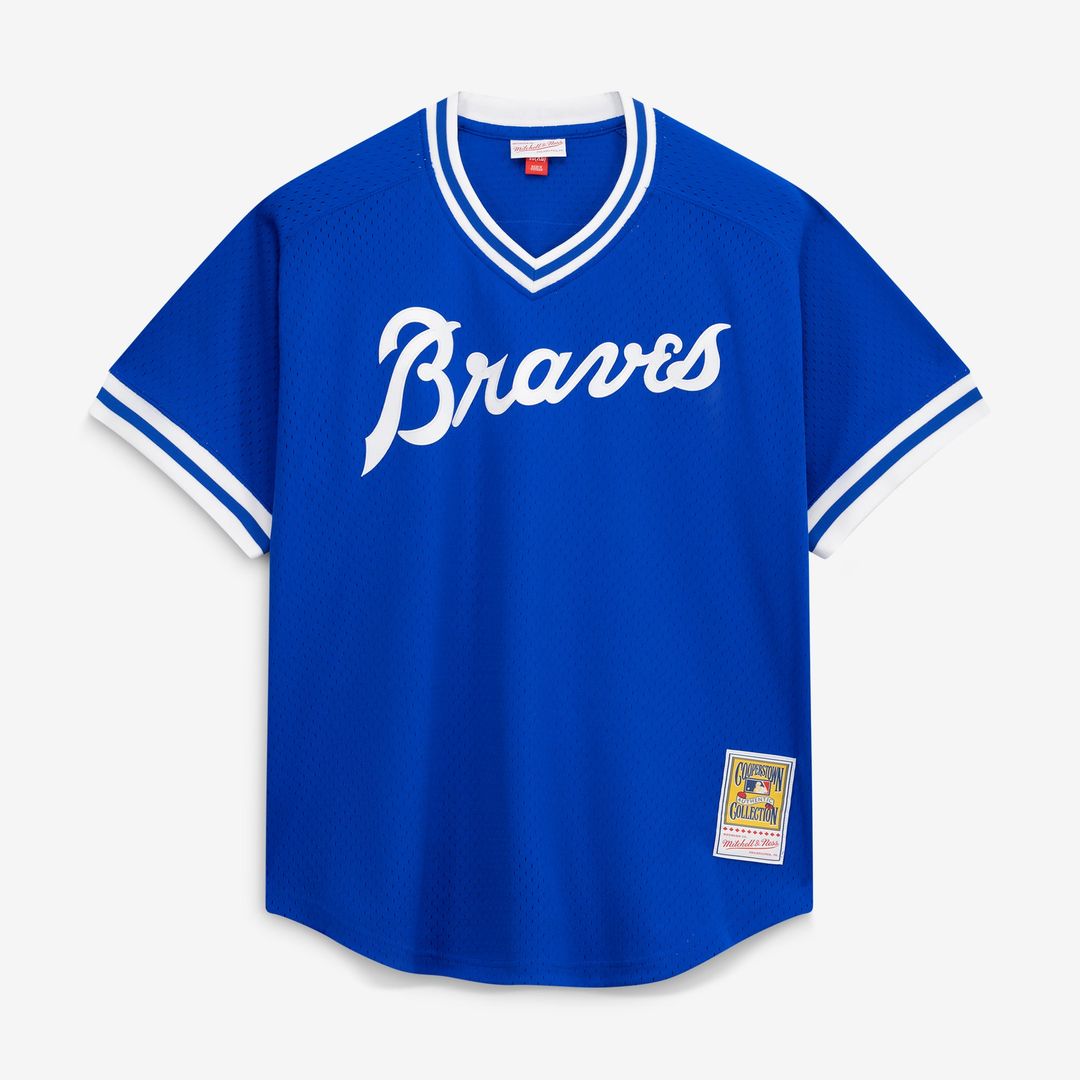 Atlanta Braves Dale Murphy Mitchell & Ness Authentic Batting Practice Jersey - Royal