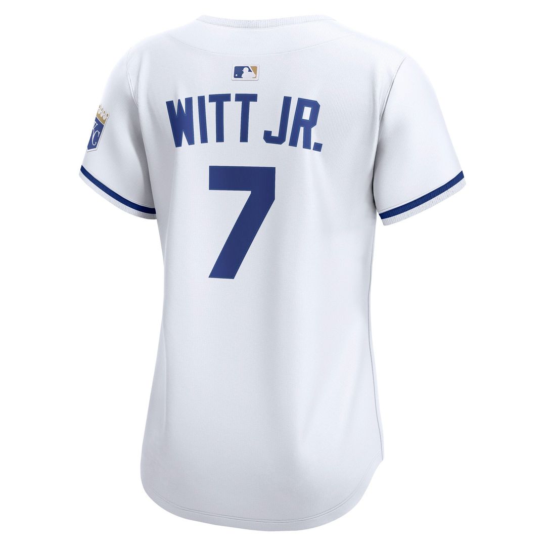 Kansas City Royals Bobby Witt Jr. Nike Women's Home Limited Player Jersey - White