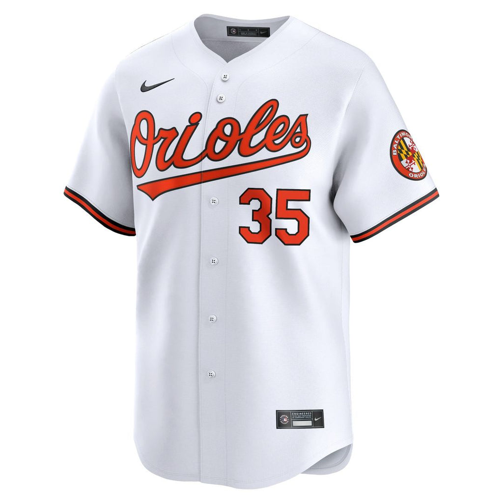 Baltimore Orioles Adley Rutschman Nike Home Limited Player Jersey - White