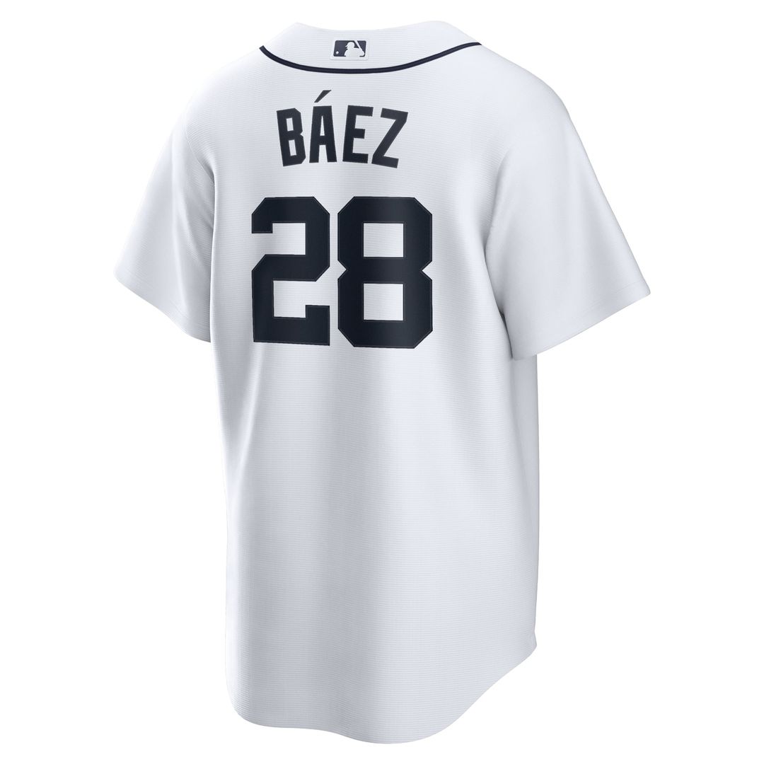 Detroit Tigers Javier Baez Nike Home Replica Player Jersey - White