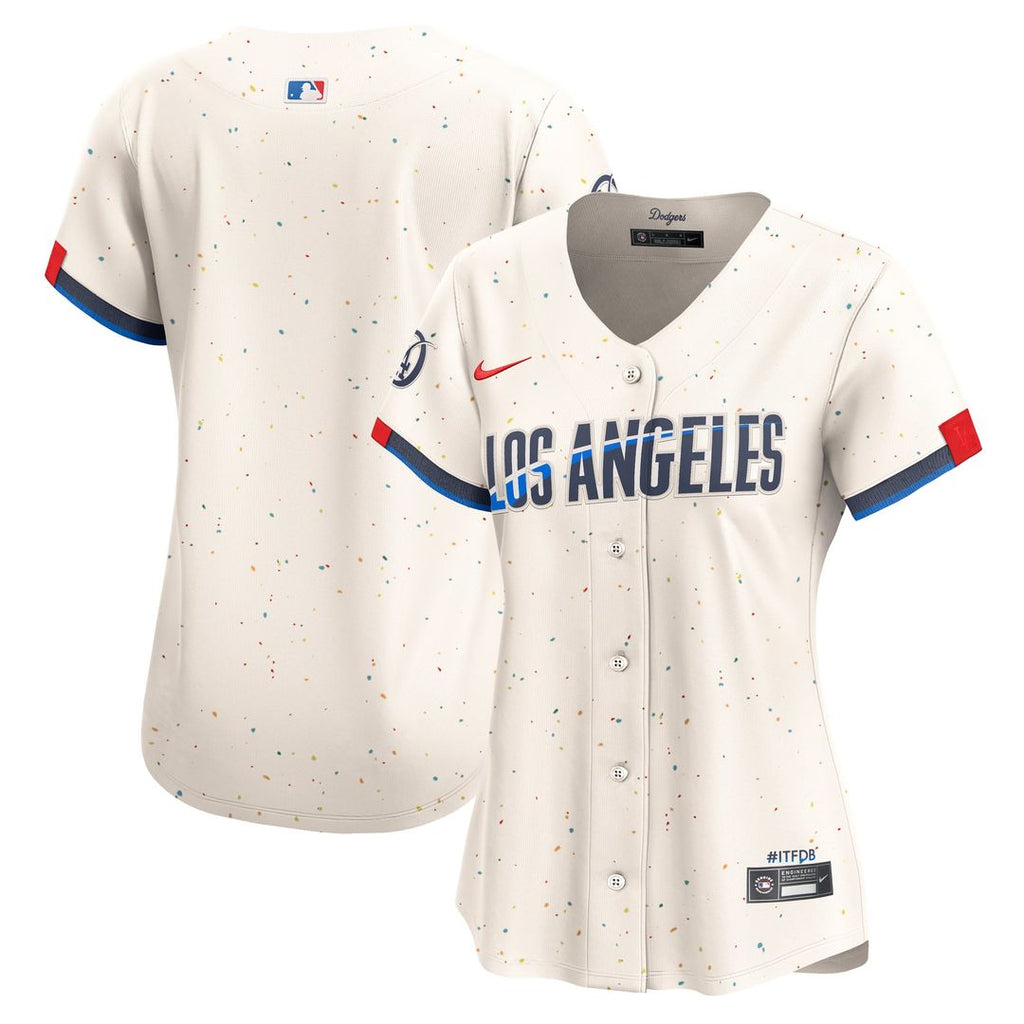 Los Angeles Dodgers Nike Women's City Connect Limited Jersey - Cream