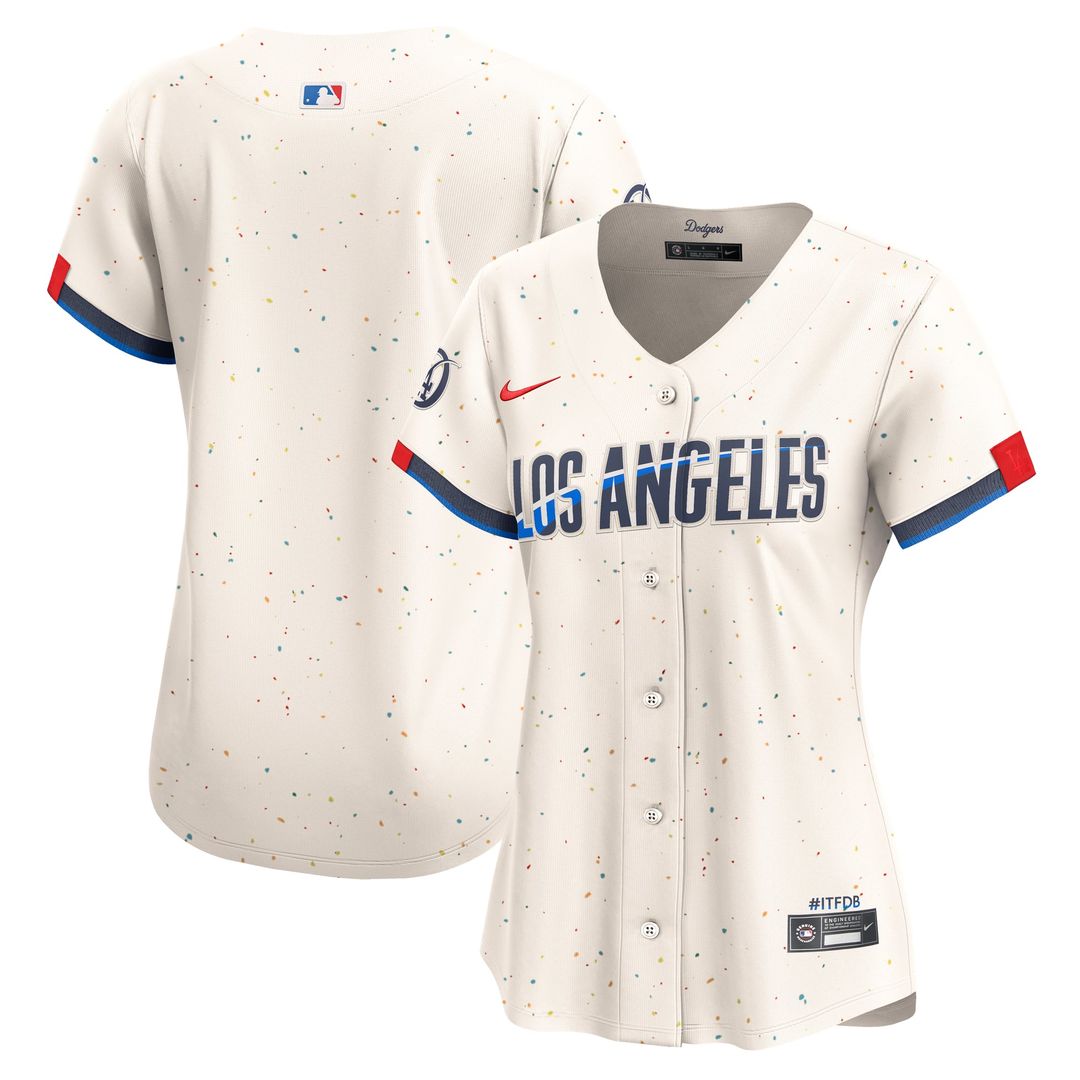 Los Angeles Dodgers Nike Women's City Connect Limited Jersey - Cream