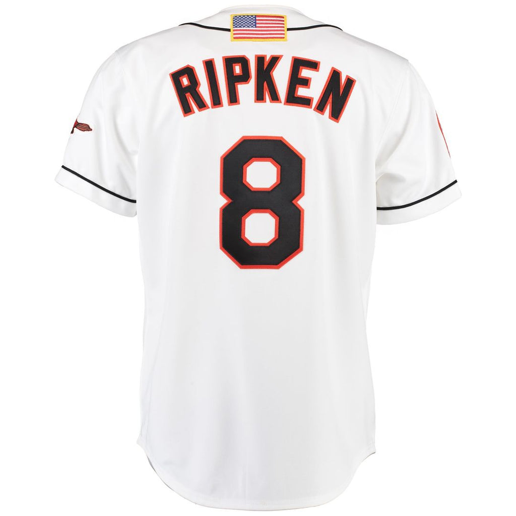 Baltimore Orioles Cal Ripken Mitchell & Ness Home Authentic Jersey - White