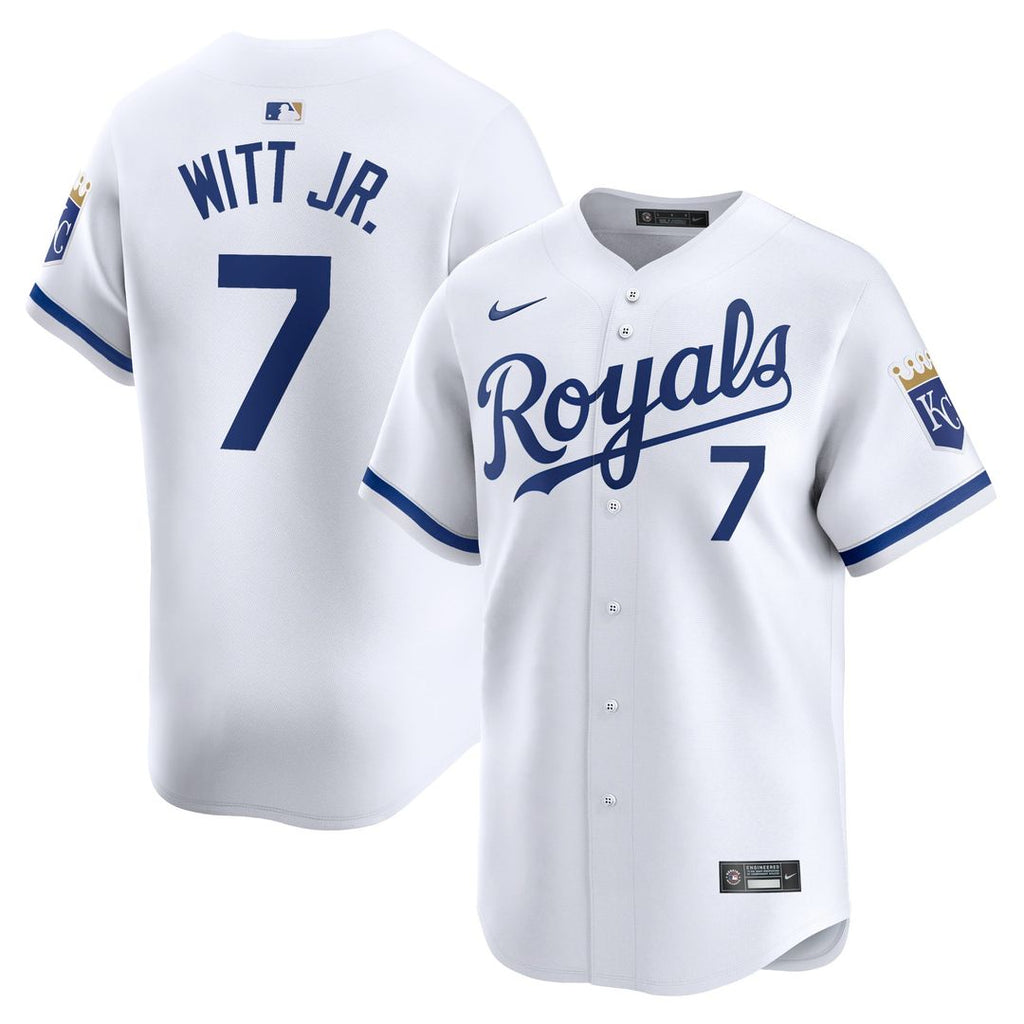 Kansas City Royals Bobby Witt Jr. Nike Home Limited Player Jersey - White