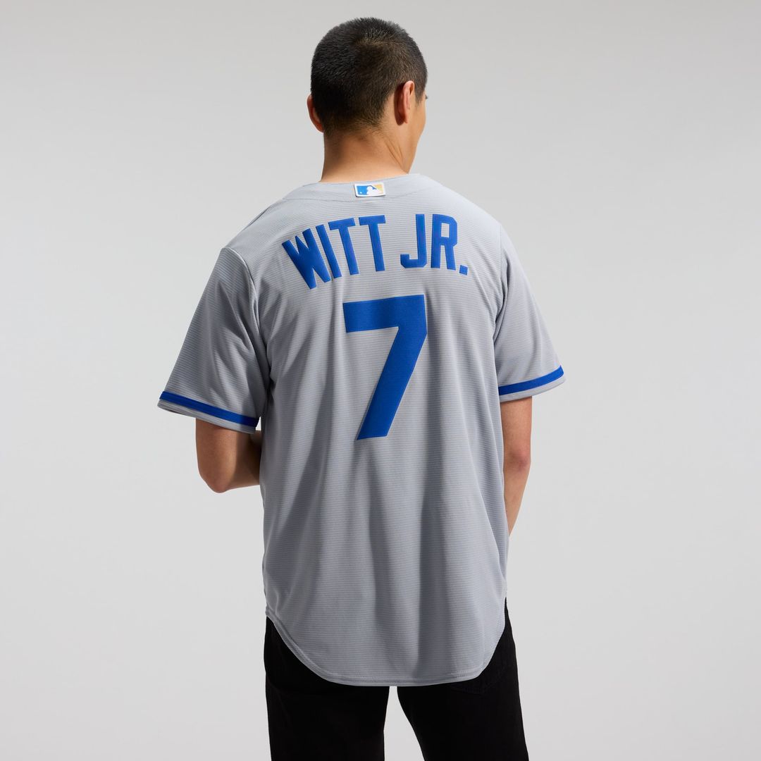 Kansas City Royals Bobby Witt Jr. Nike Road Replica Jersey - Gray