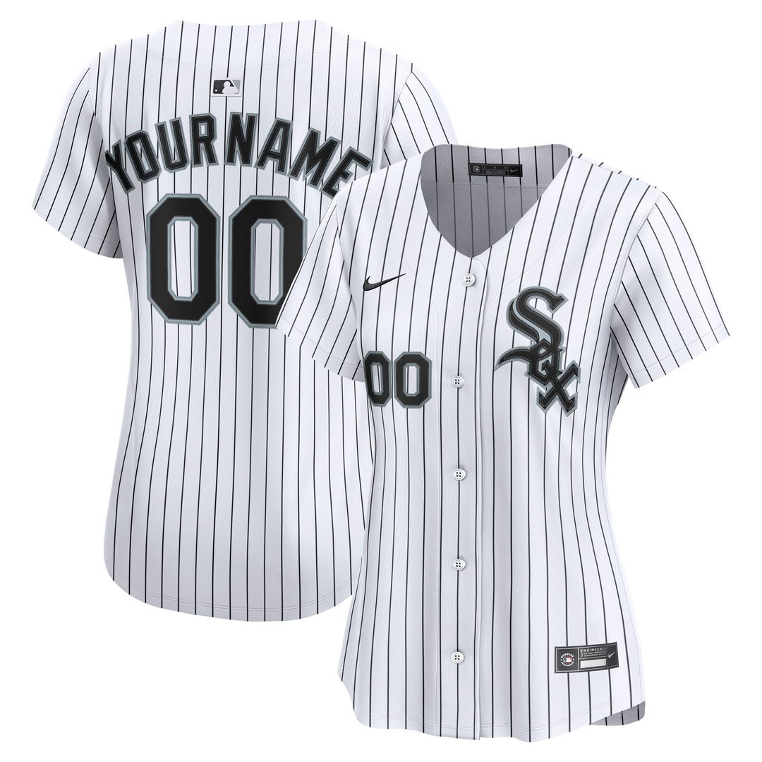 Chicago White Sox Nike Women's Home Limited Custom Jersey - White