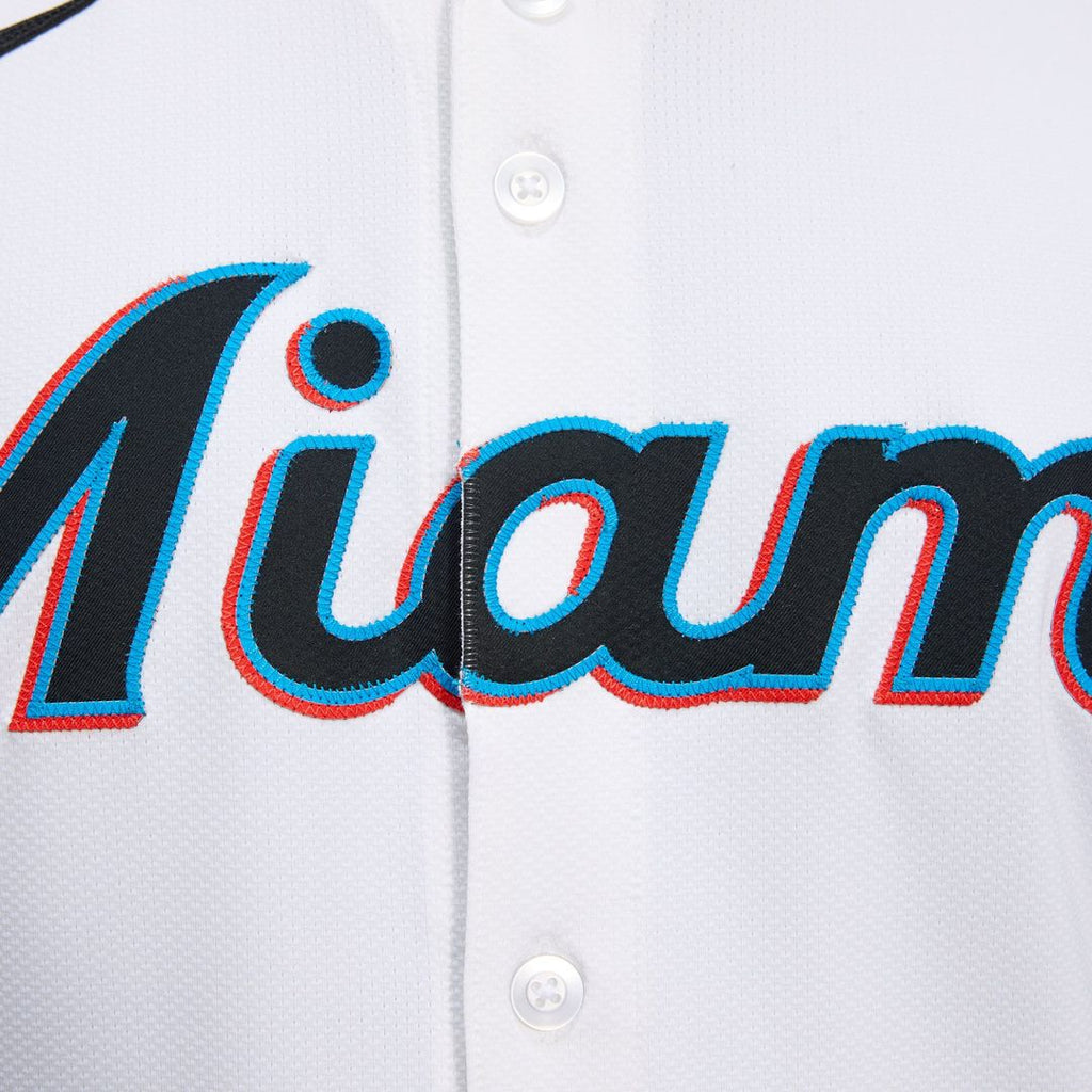 Miami Marlins Nike Home Elite Jersey - White