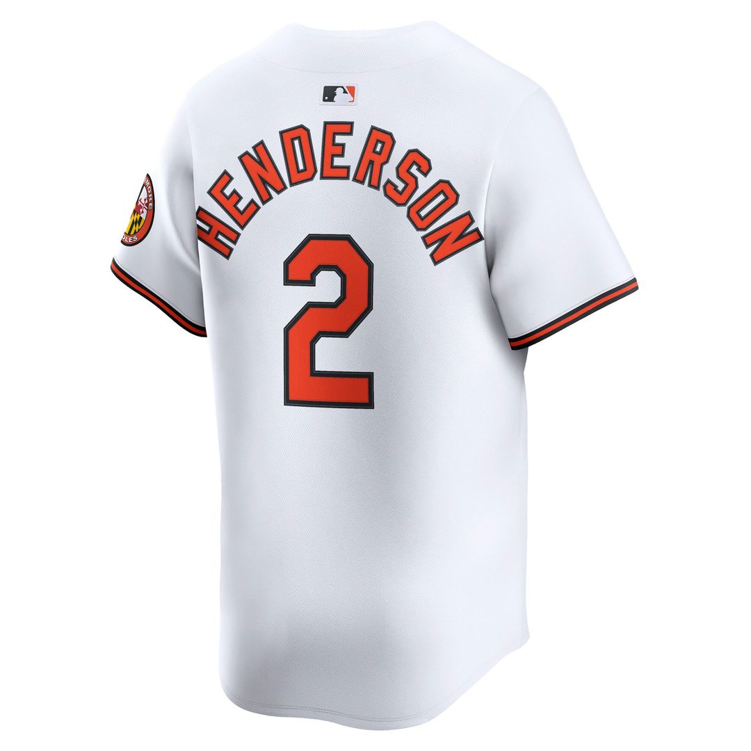 Baltimore Orioles Gunnar Henderson Nike Limited Player Jersey - White