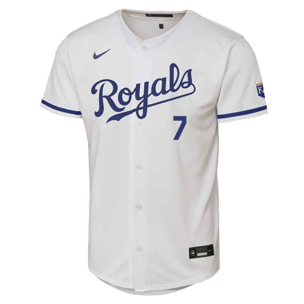 Kansas City Royals Bobby Witt Jr. Nike Youth Alternate Stadium Jersey - Light Blue