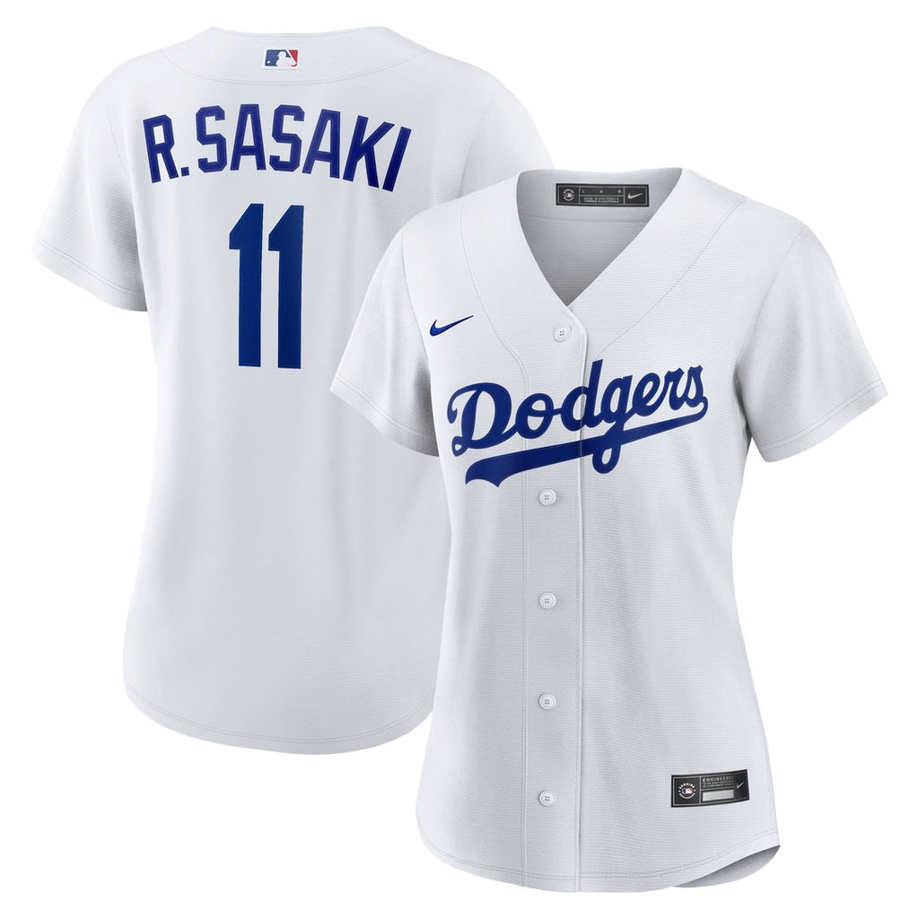 Los Angeles Dodgers Rōki Sasaki Nike Women's Replica Jersey - White
