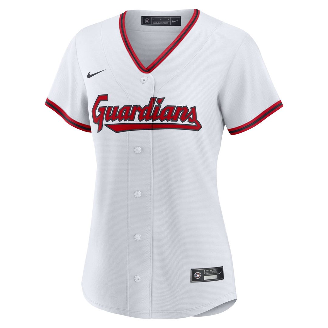Cleveland Guardians Nike Women's Home Custom Replica 2.0 Jersey - White